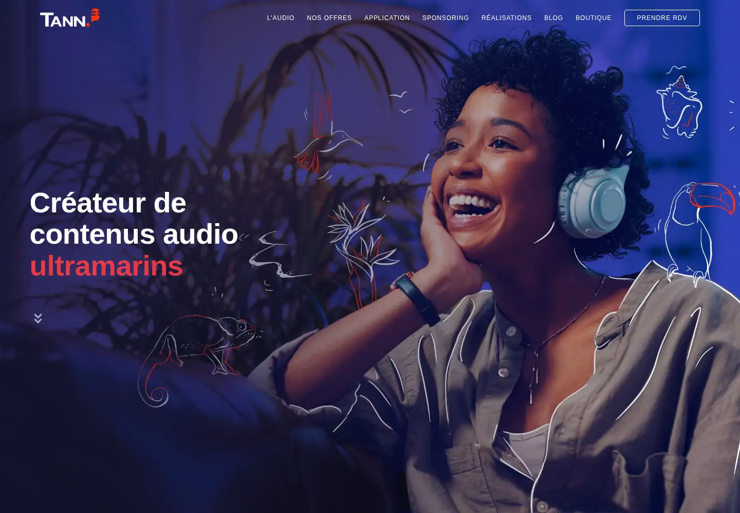 Screenshot of tann.audio