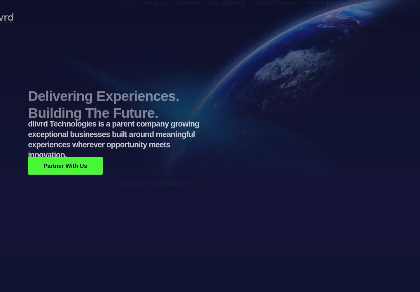Screenshot of dlivrd.io