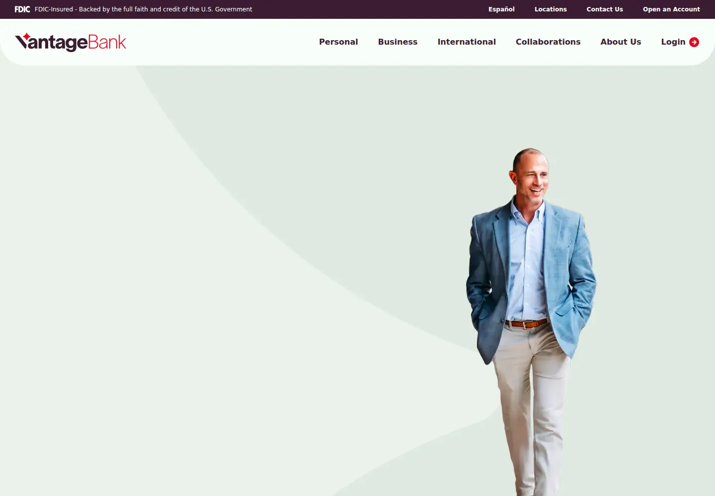 Screenshot of vantage.bank