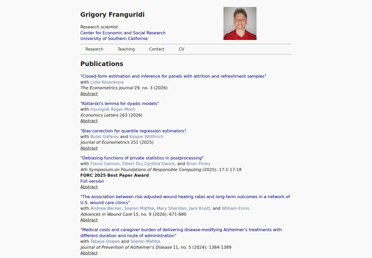 Screenshot of franguridi.com