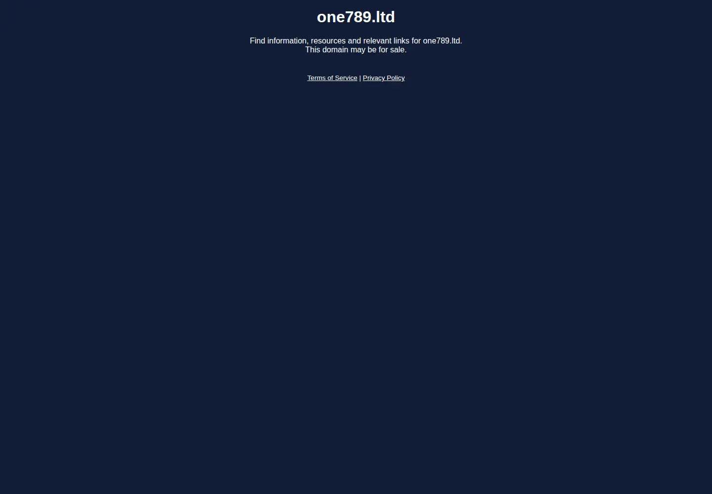 Screenshot of one789.ltd