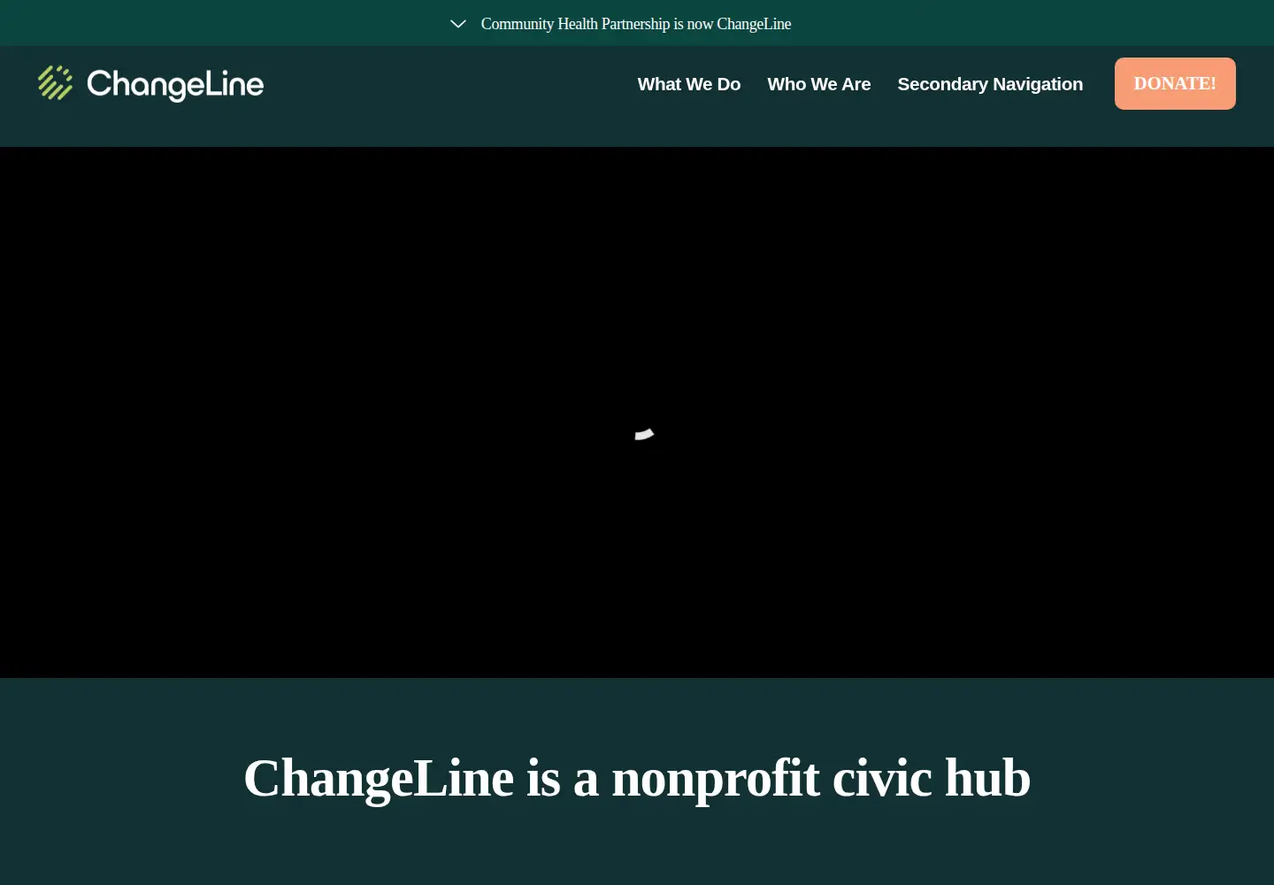 Captured homepage of ppchp.org in the current scan