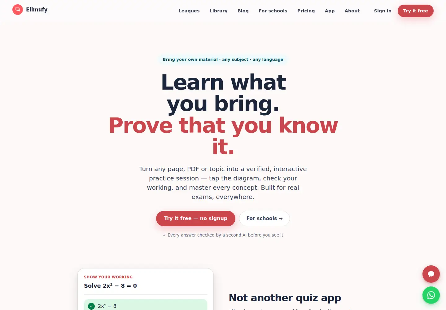 Screenshot of elimufy.com