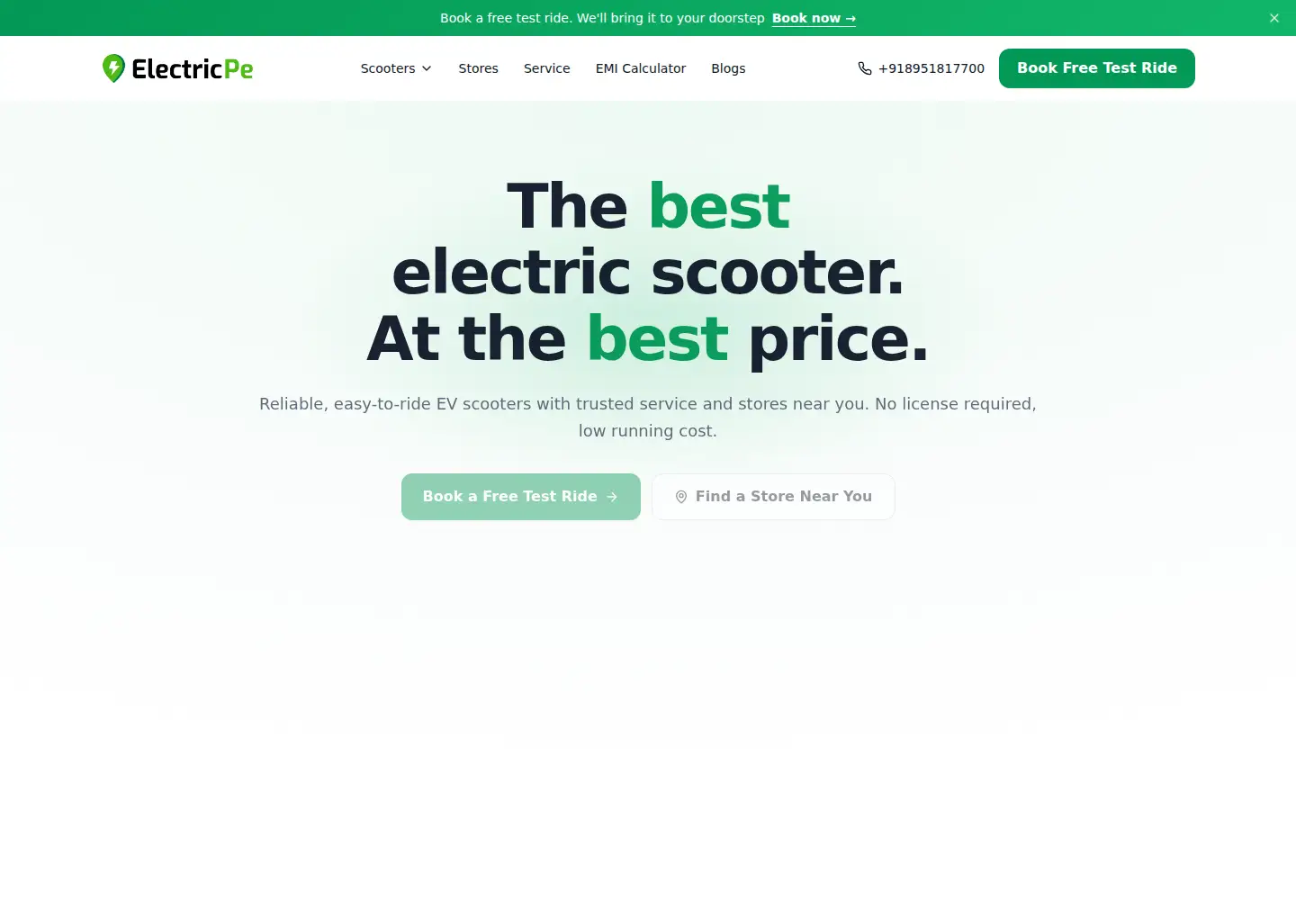 Screenshot of electricpe.com