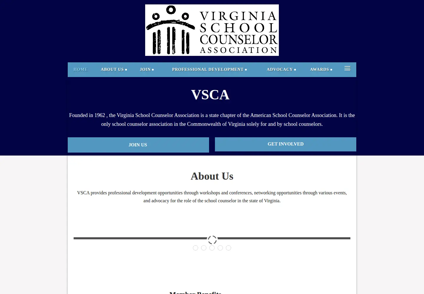 Screenshot of vsca.org