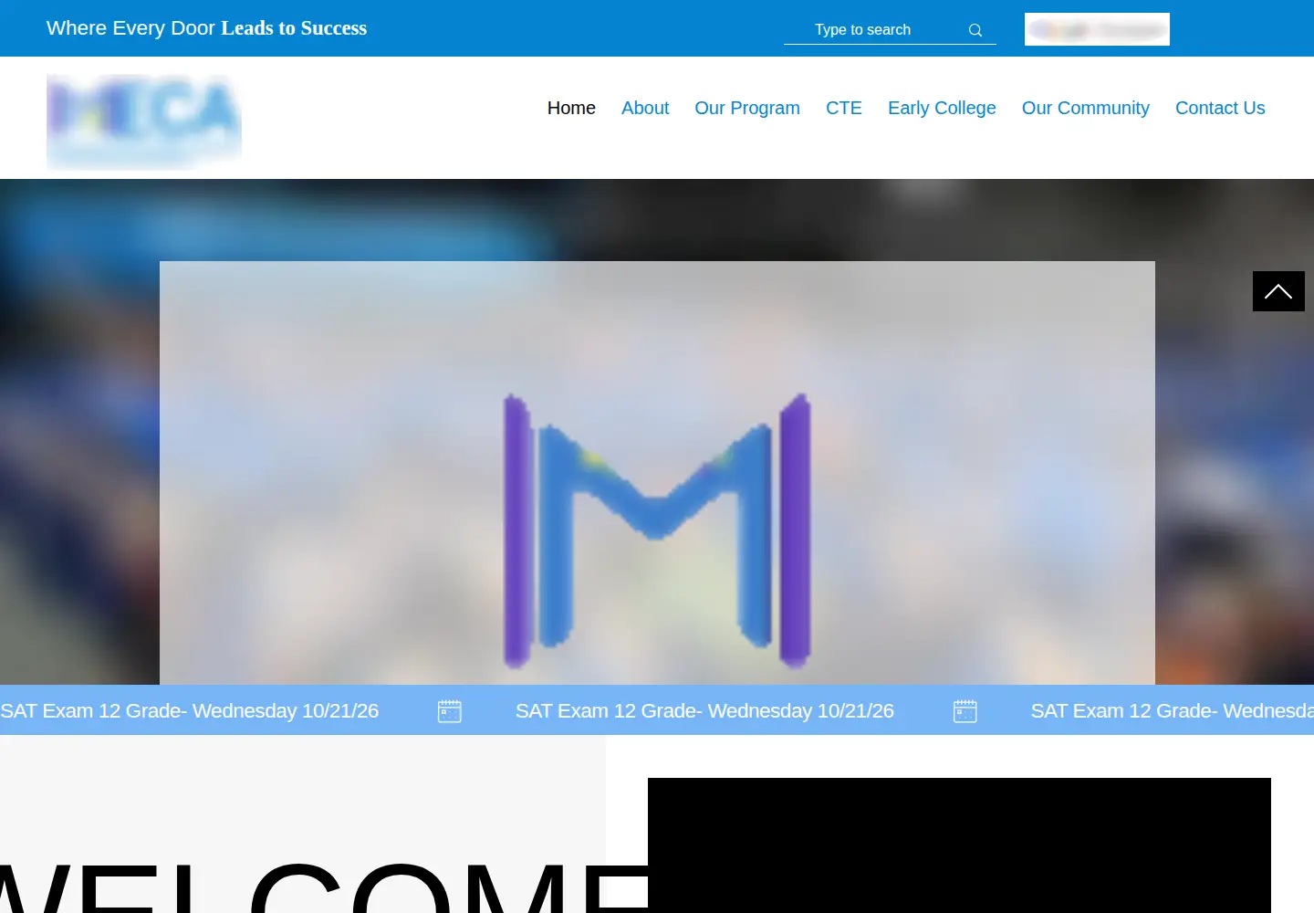 Captured homepage of meca-nyc.org in the current scan