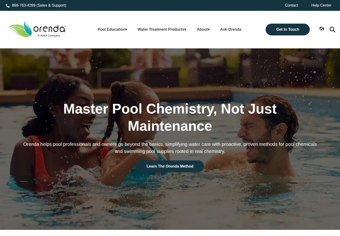 Captured homepage of orendatech.com in the current scan