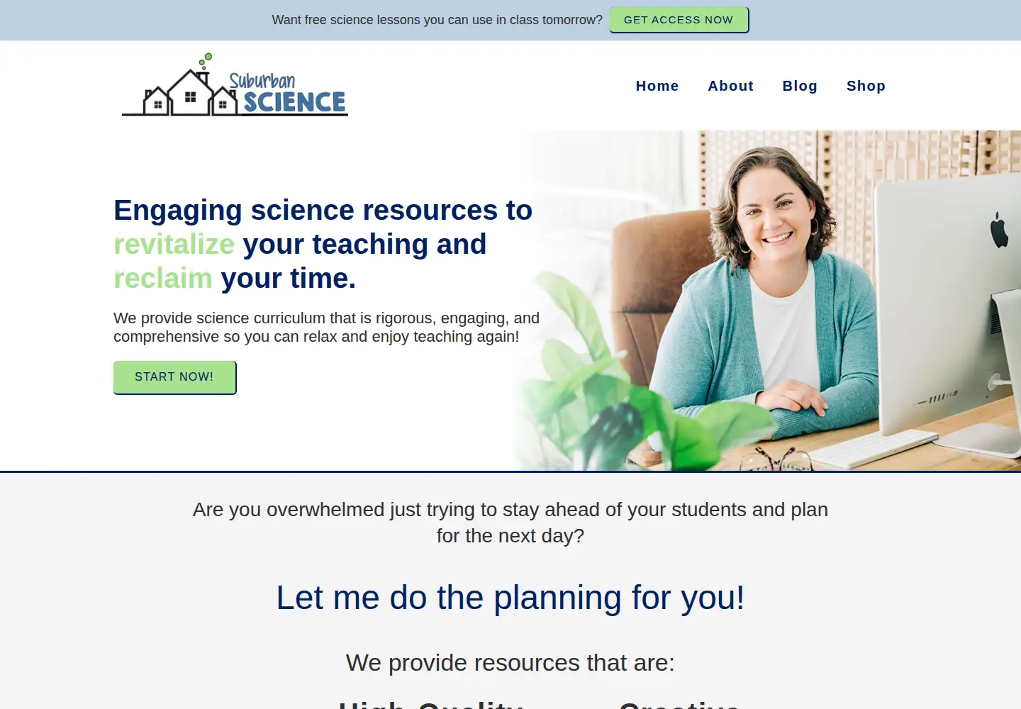Screenshot of suburbanscience.com