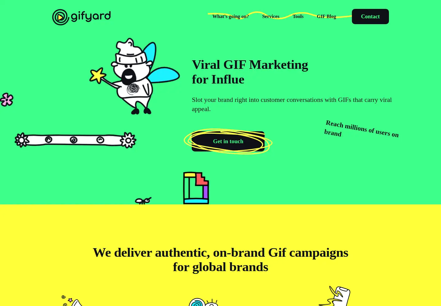 Screenshot of gifyard.com