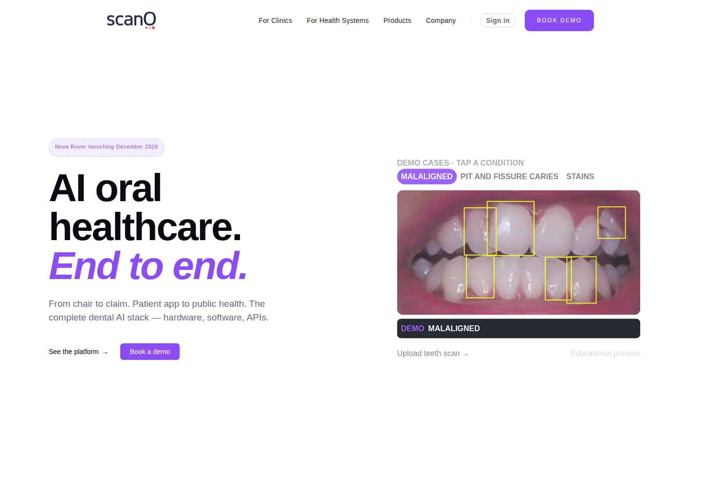 Screenshot of scano.app