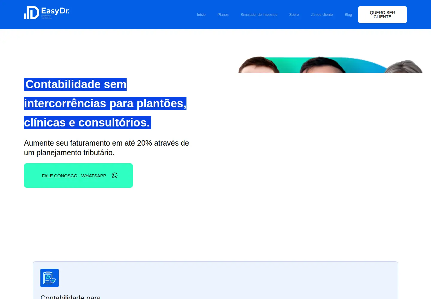 Screenshot of easydr.com.br
