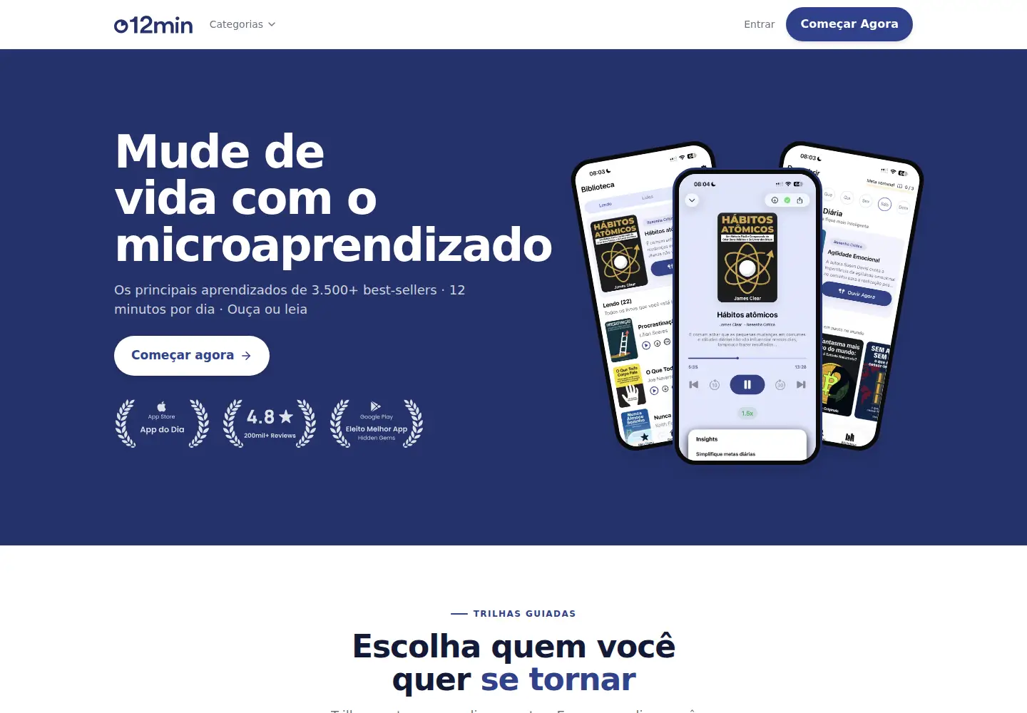 Captured homepage of 12min.com.br in the current scan