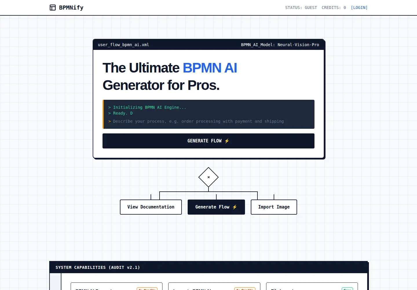 Screenshot of bpmn-ai.com