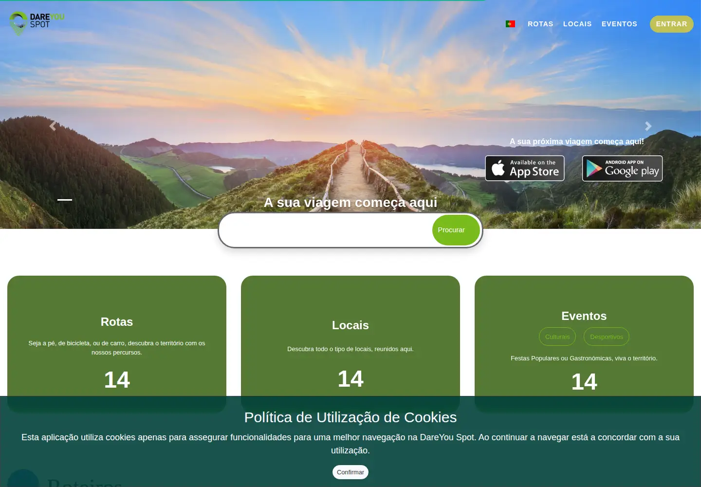 Screenshot of dareyouspot.com