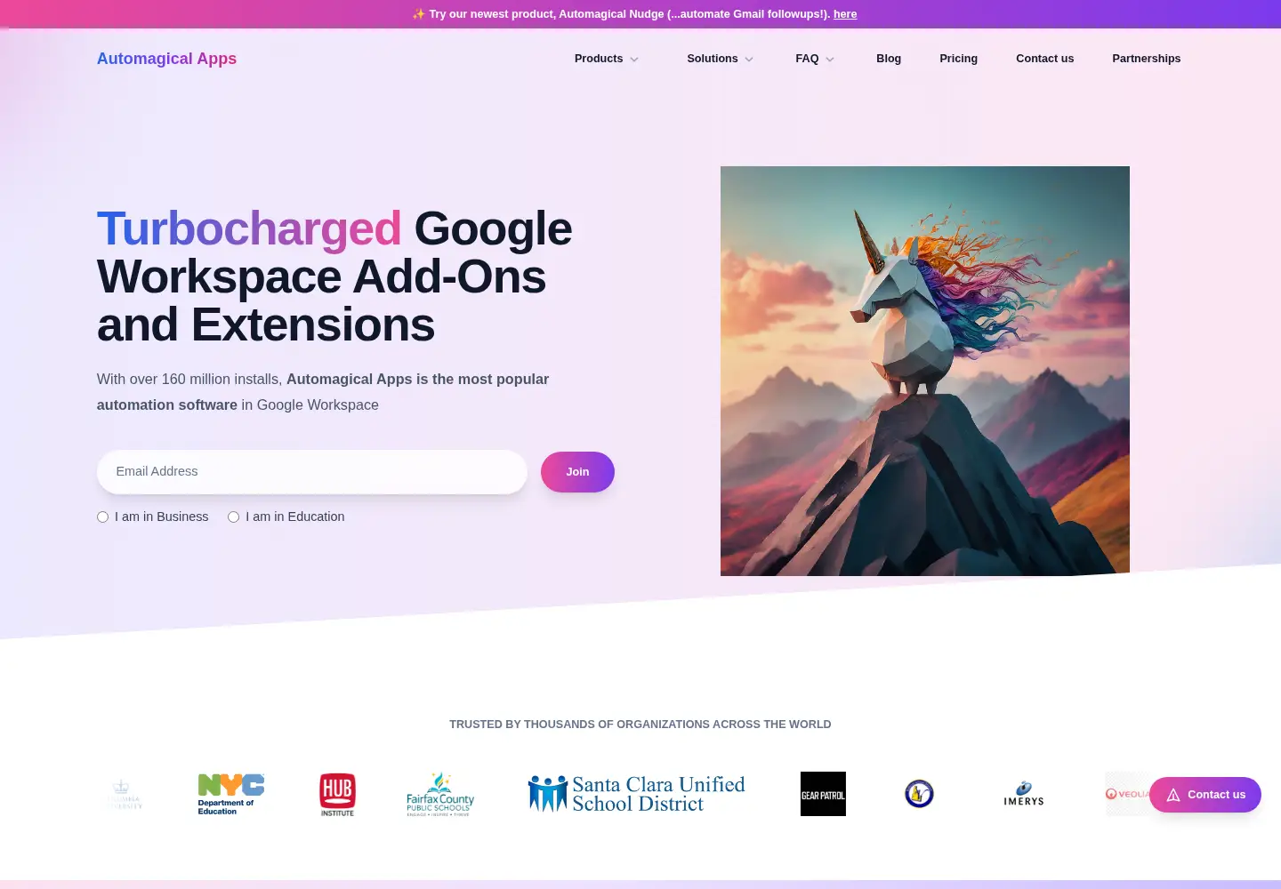 Screenshot of automagicalapps.com