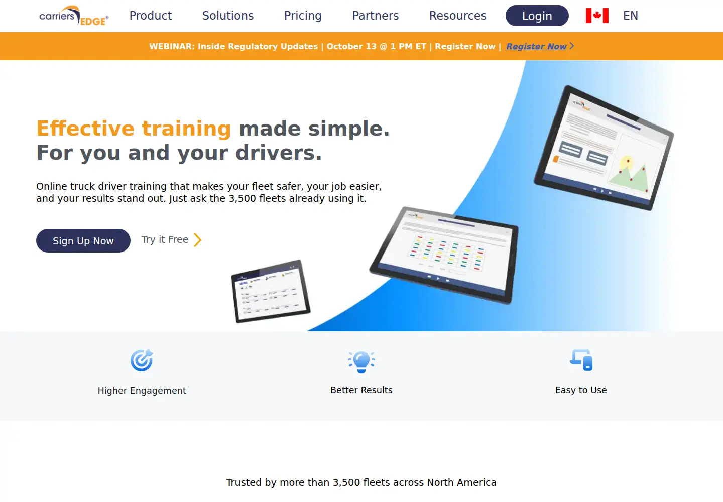 Screenshot of carriersedge.com