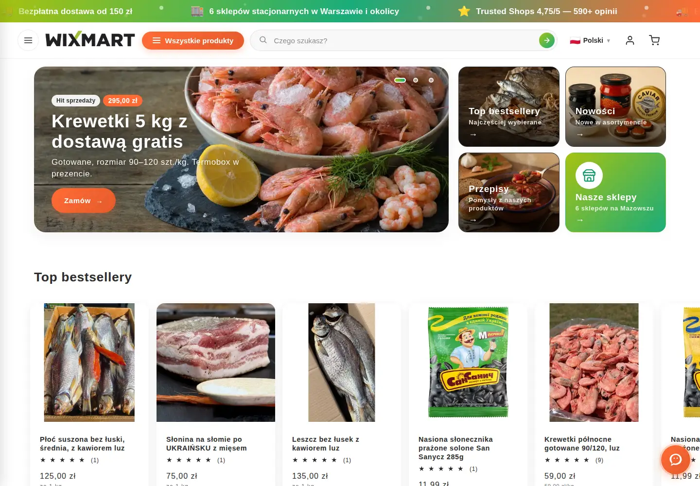 Screenshot of wixmart.pl