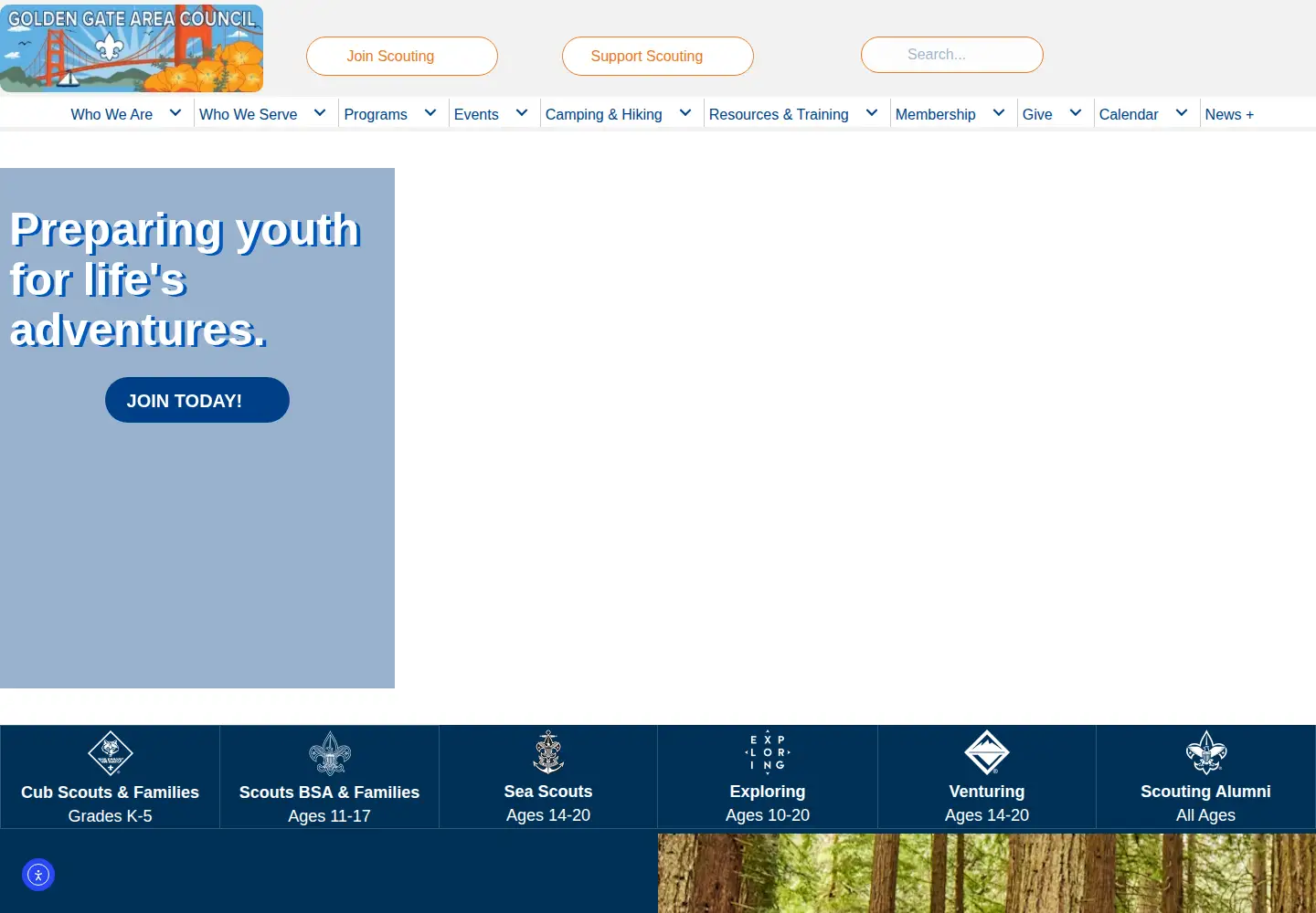 Screenshot of ggacbsa.org