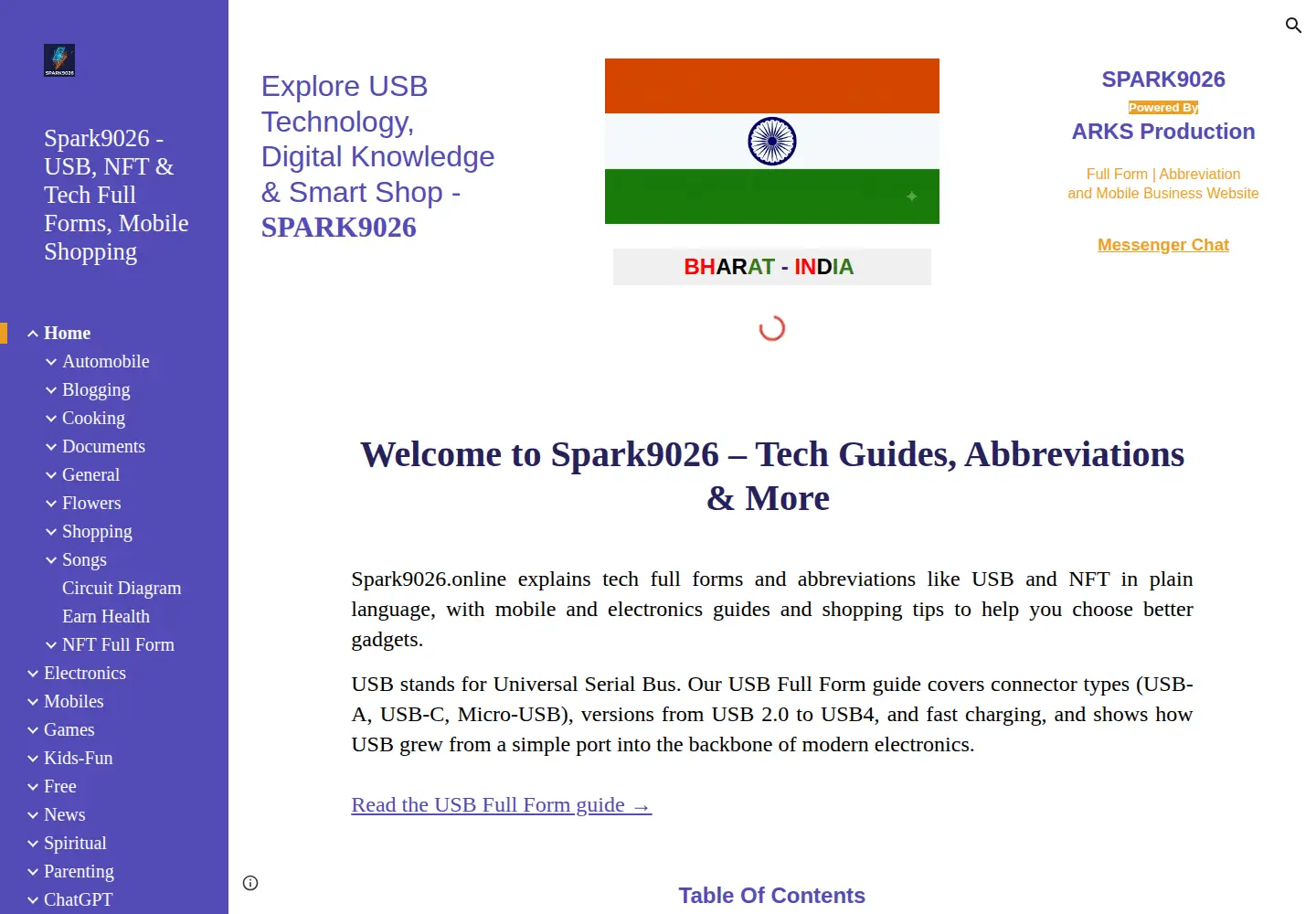 Screenshot of spark9026.online