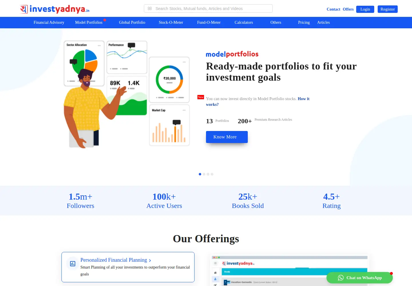 Screenshot of investyadnya.in