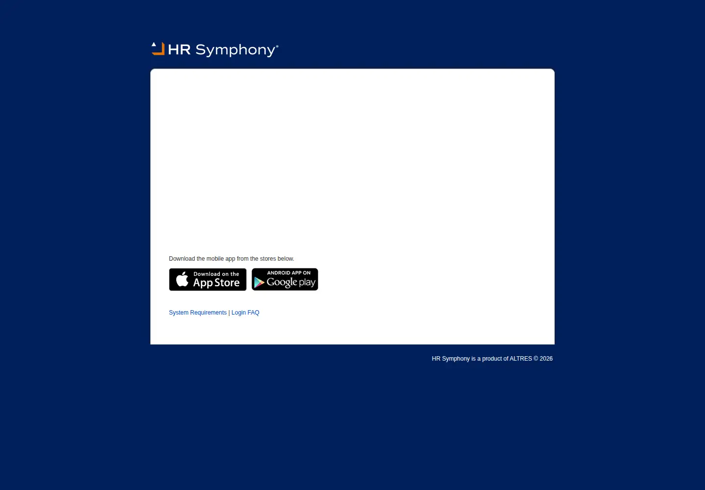 Screenshot of hrsymphony.com