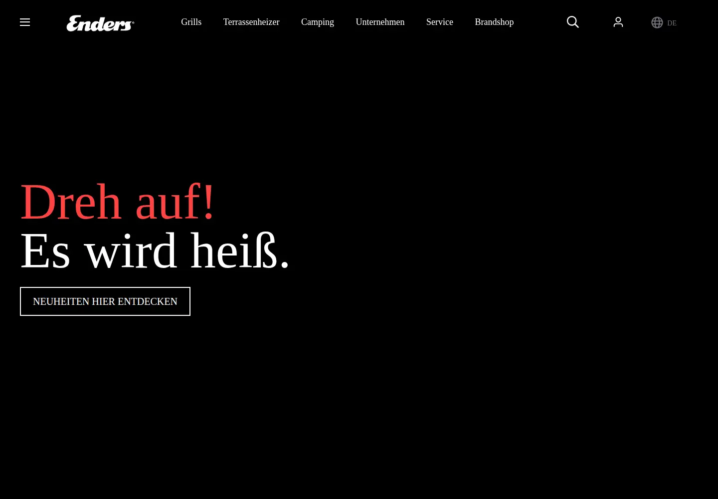 Screenshot of enders-germany.com