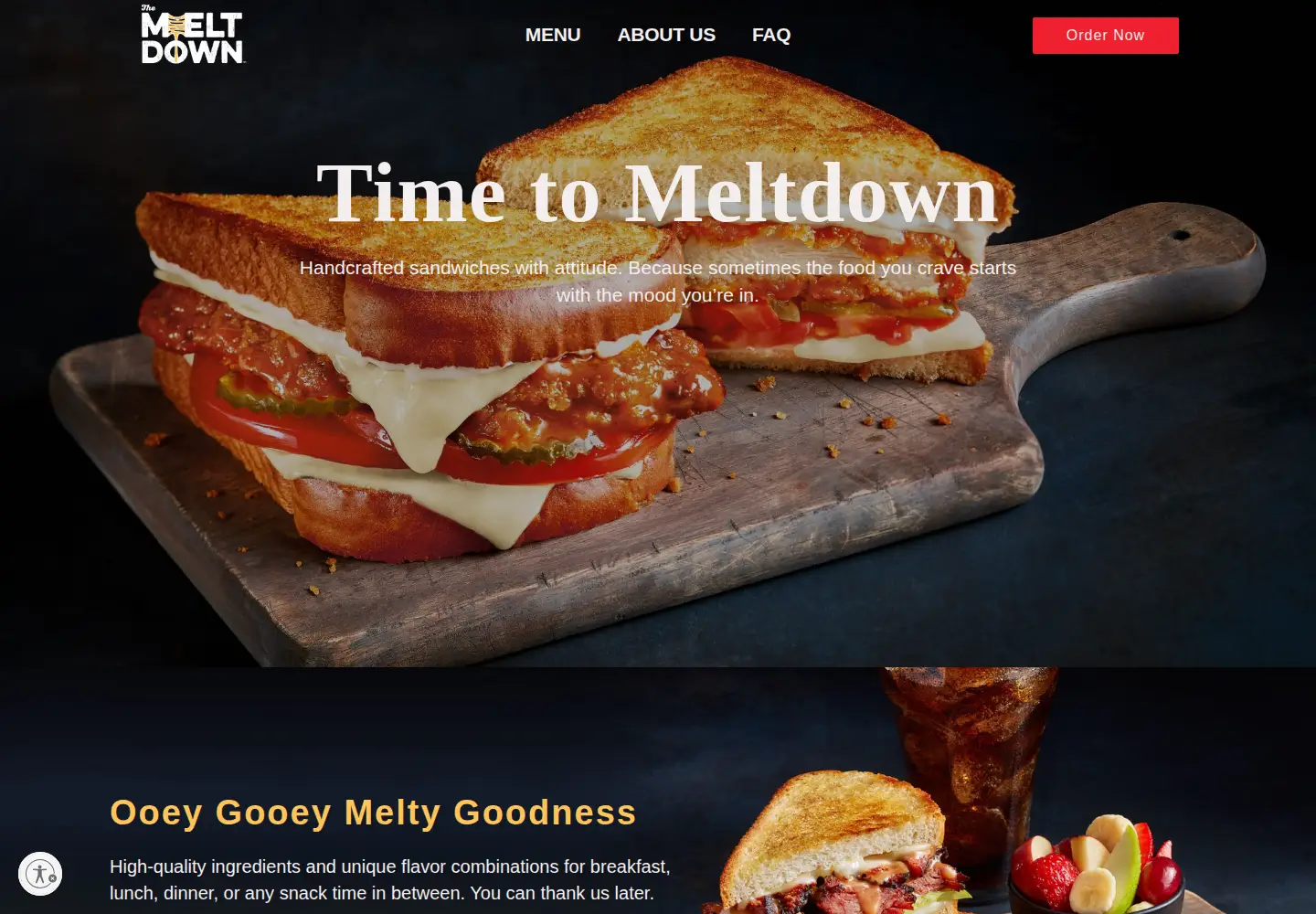 Screenshot of themeltdown.com