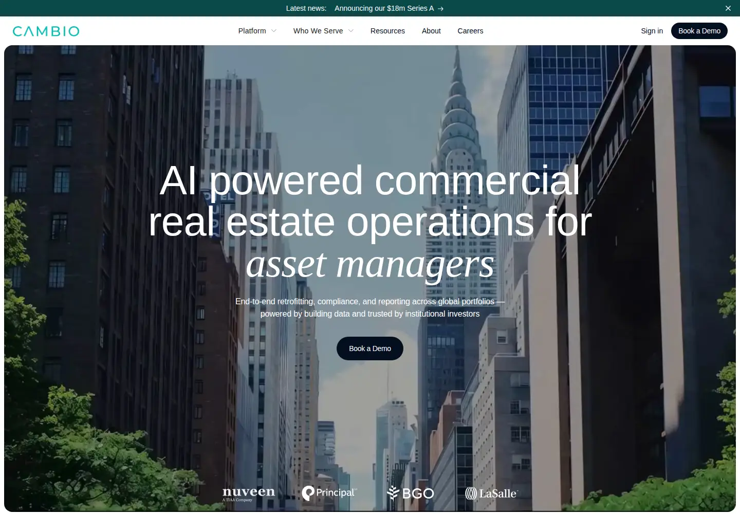 Screenshot of cambio.ai