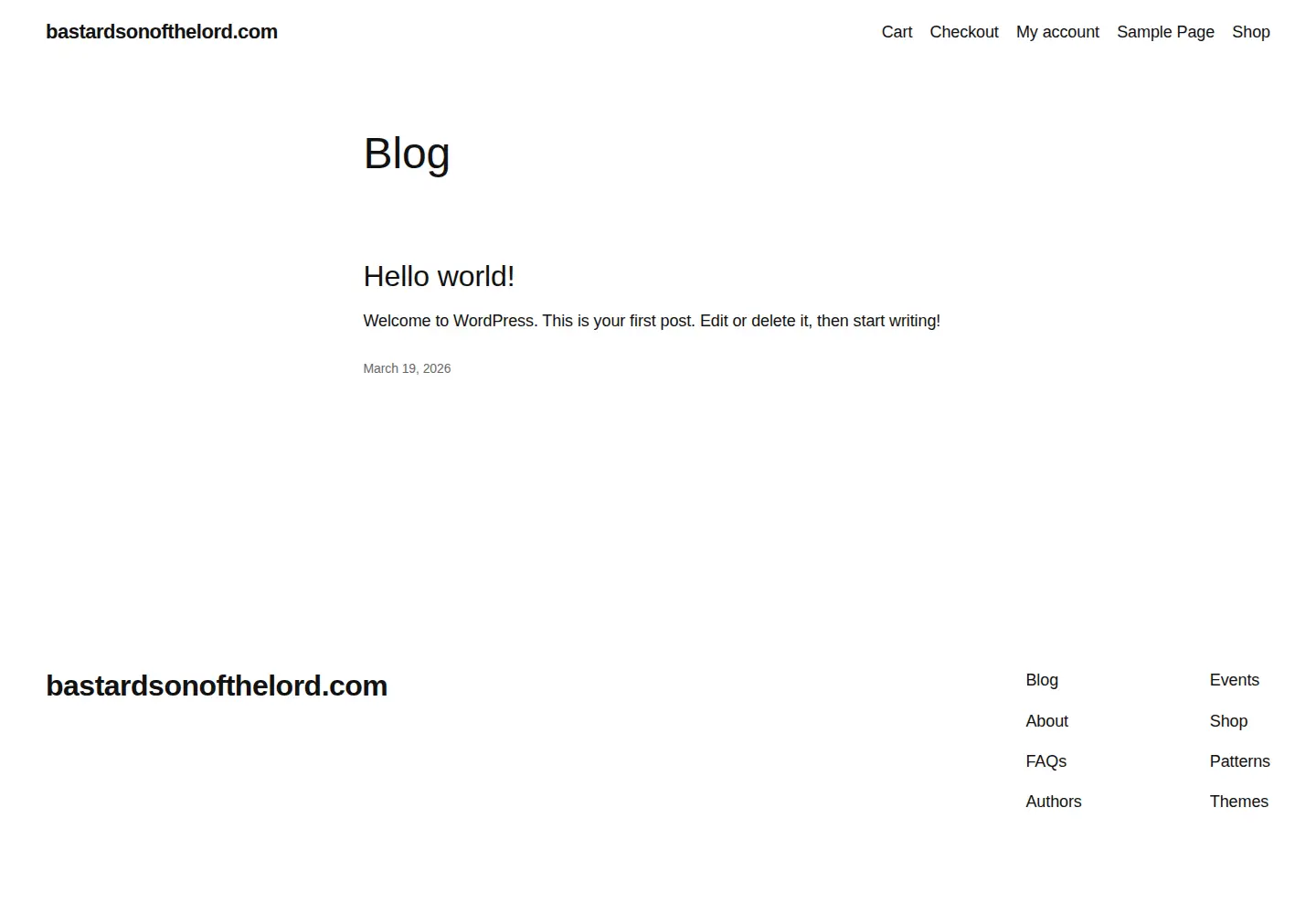 Screenshot of bsotl.org