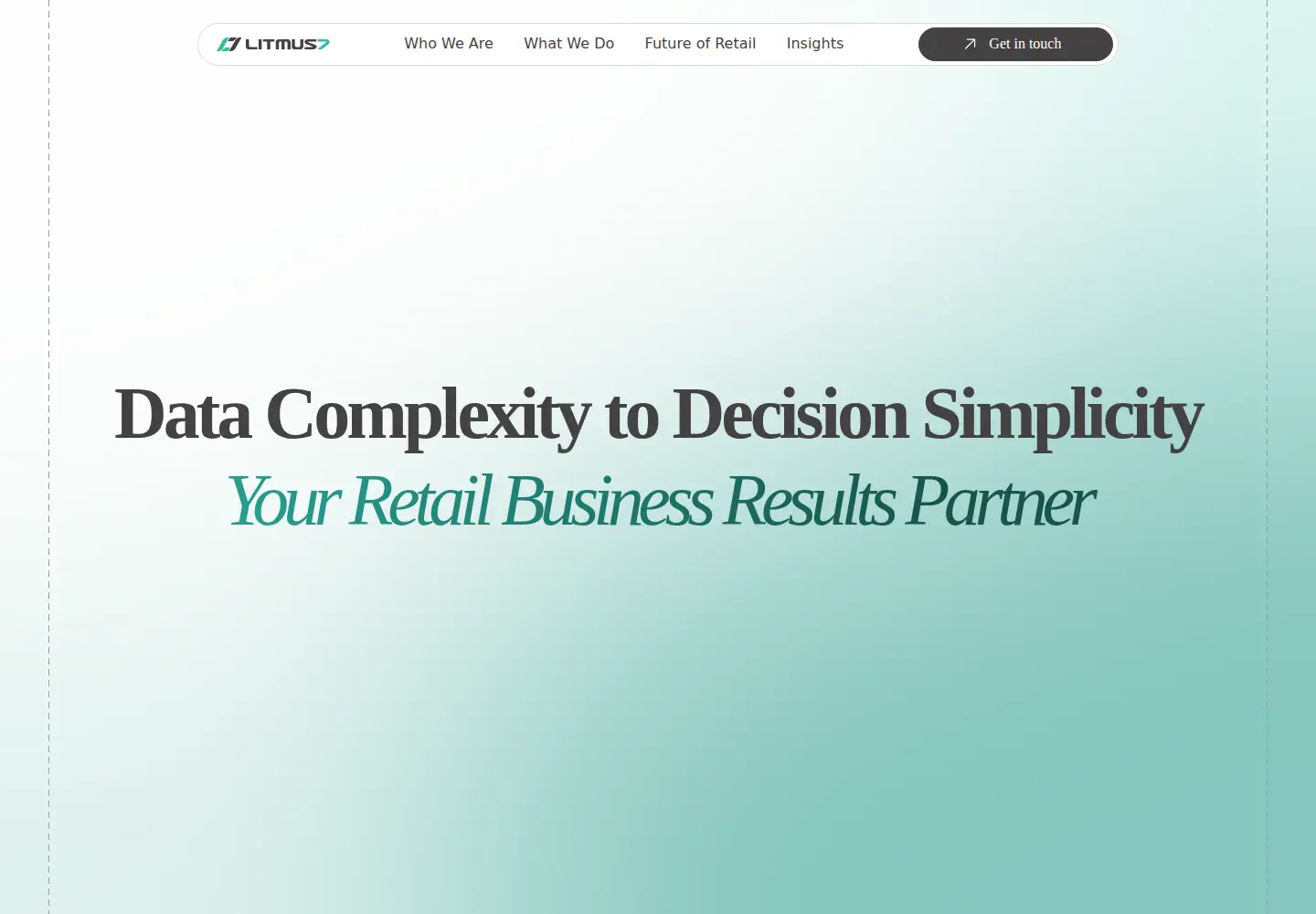 Screenshot of litmus7.com