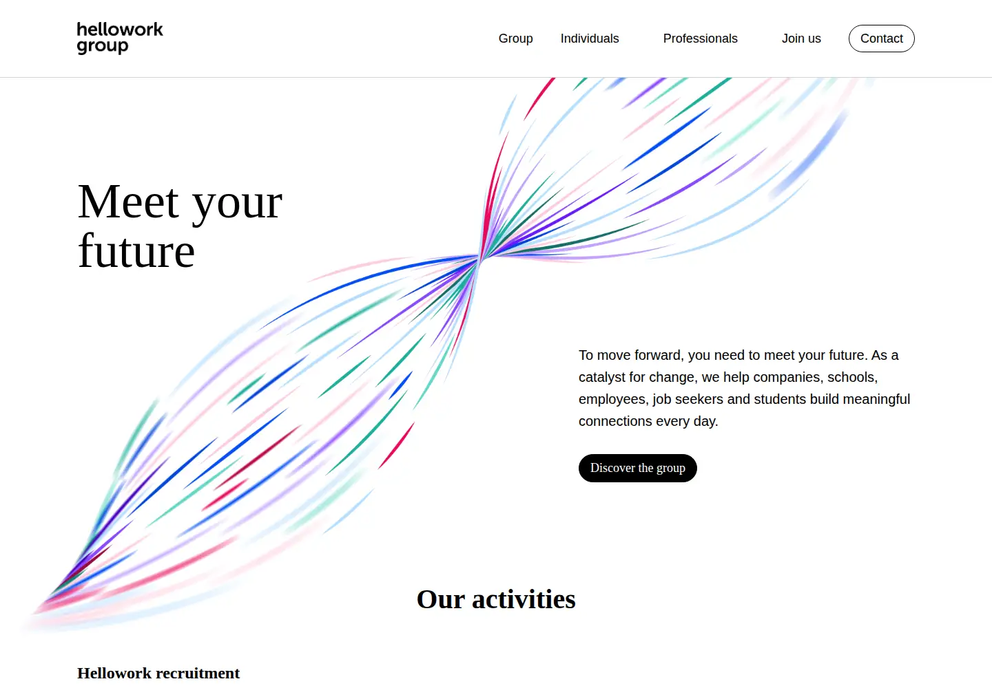 Screenshot of hellowork-group.com