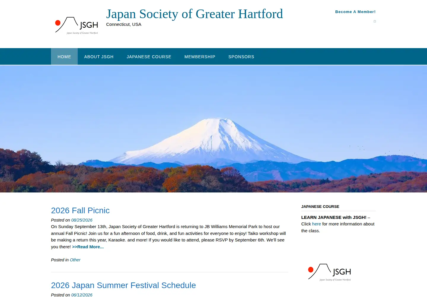 Screenshot of jsofgh.org