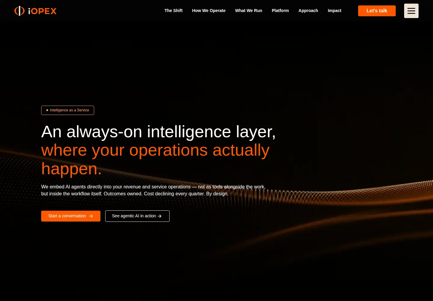 Screenshot of iopex.com