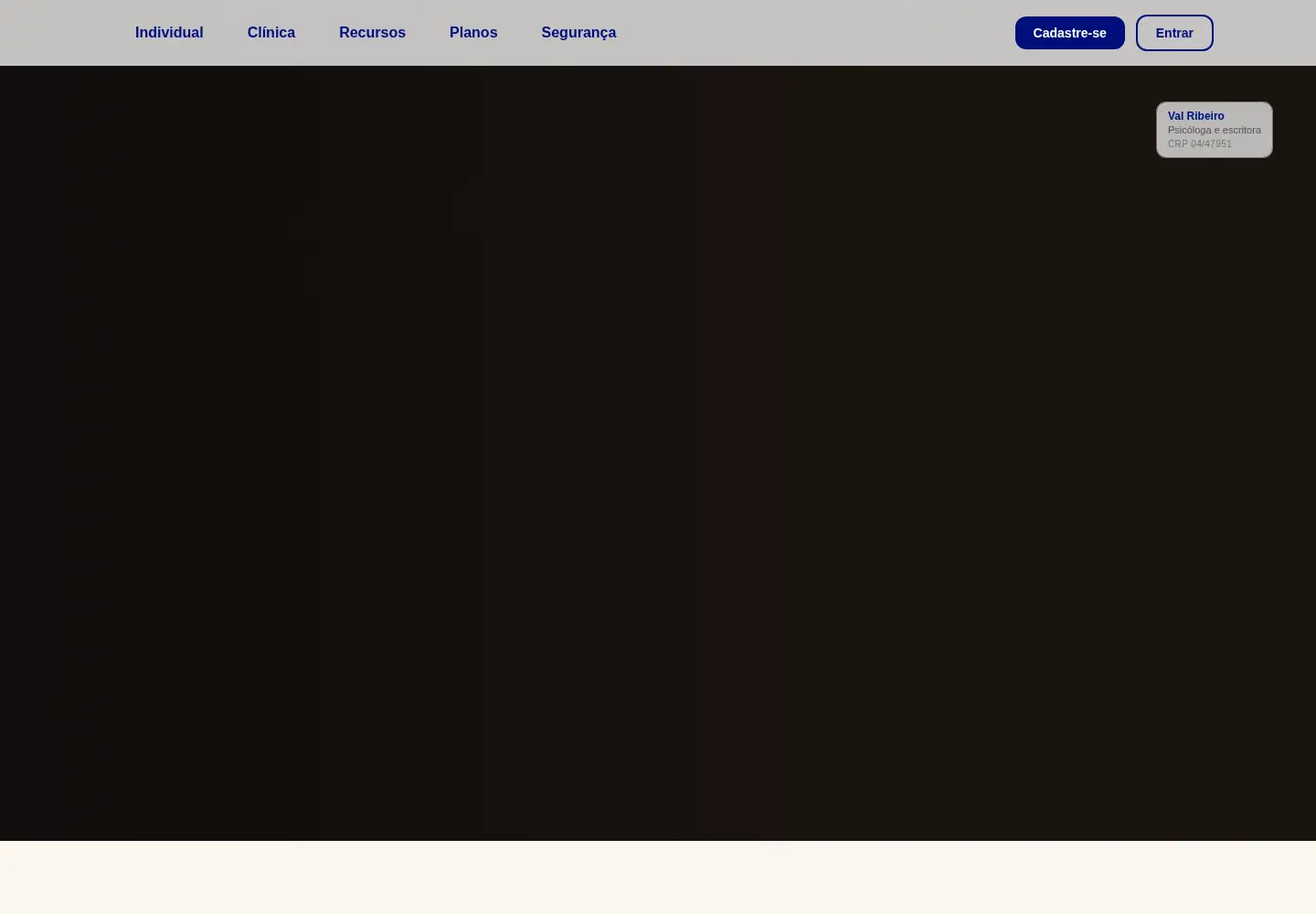 Captured homepage of psicomanager.com.br in the current scan