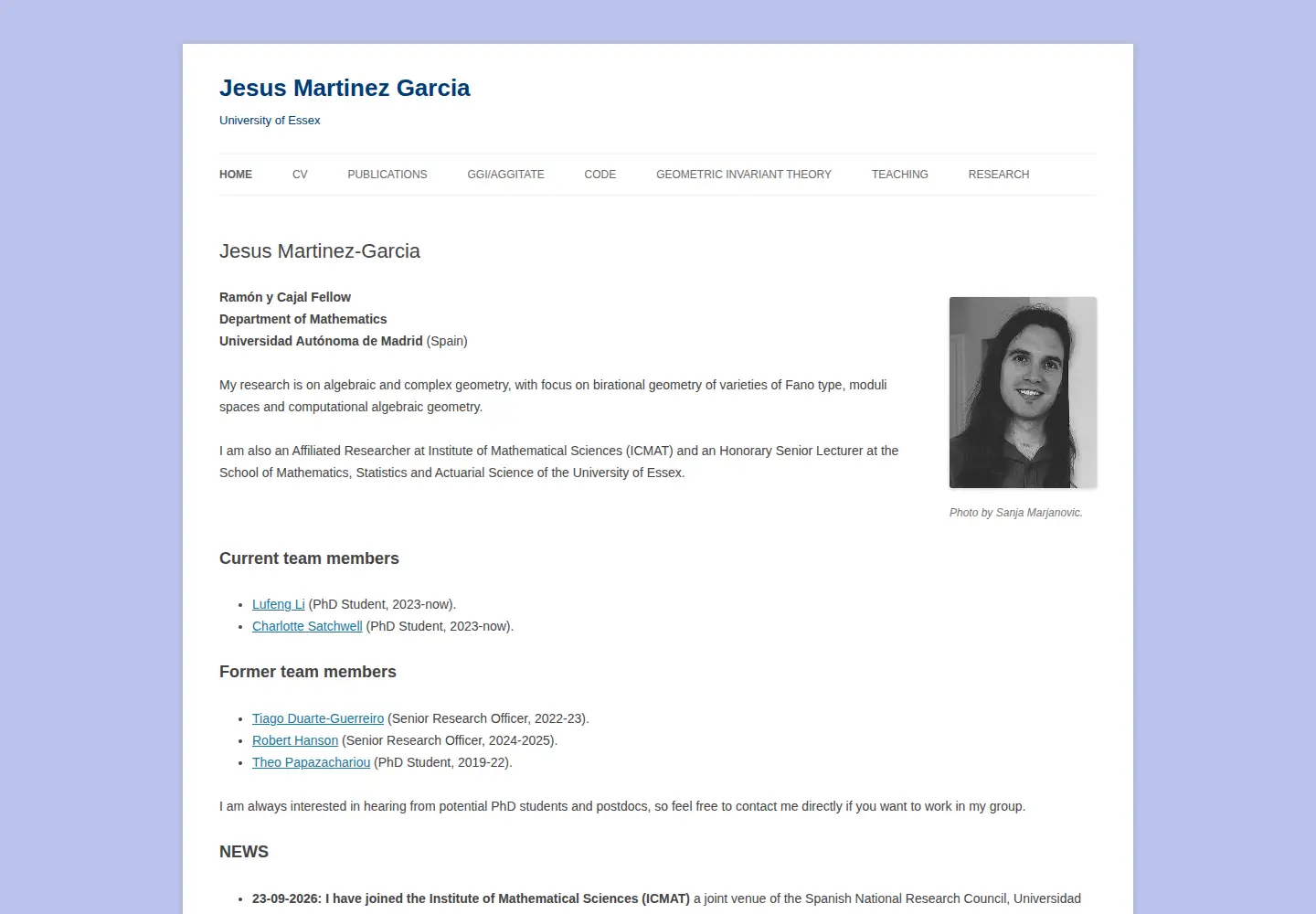 Screenshot of jesusmartinezgarcia.net