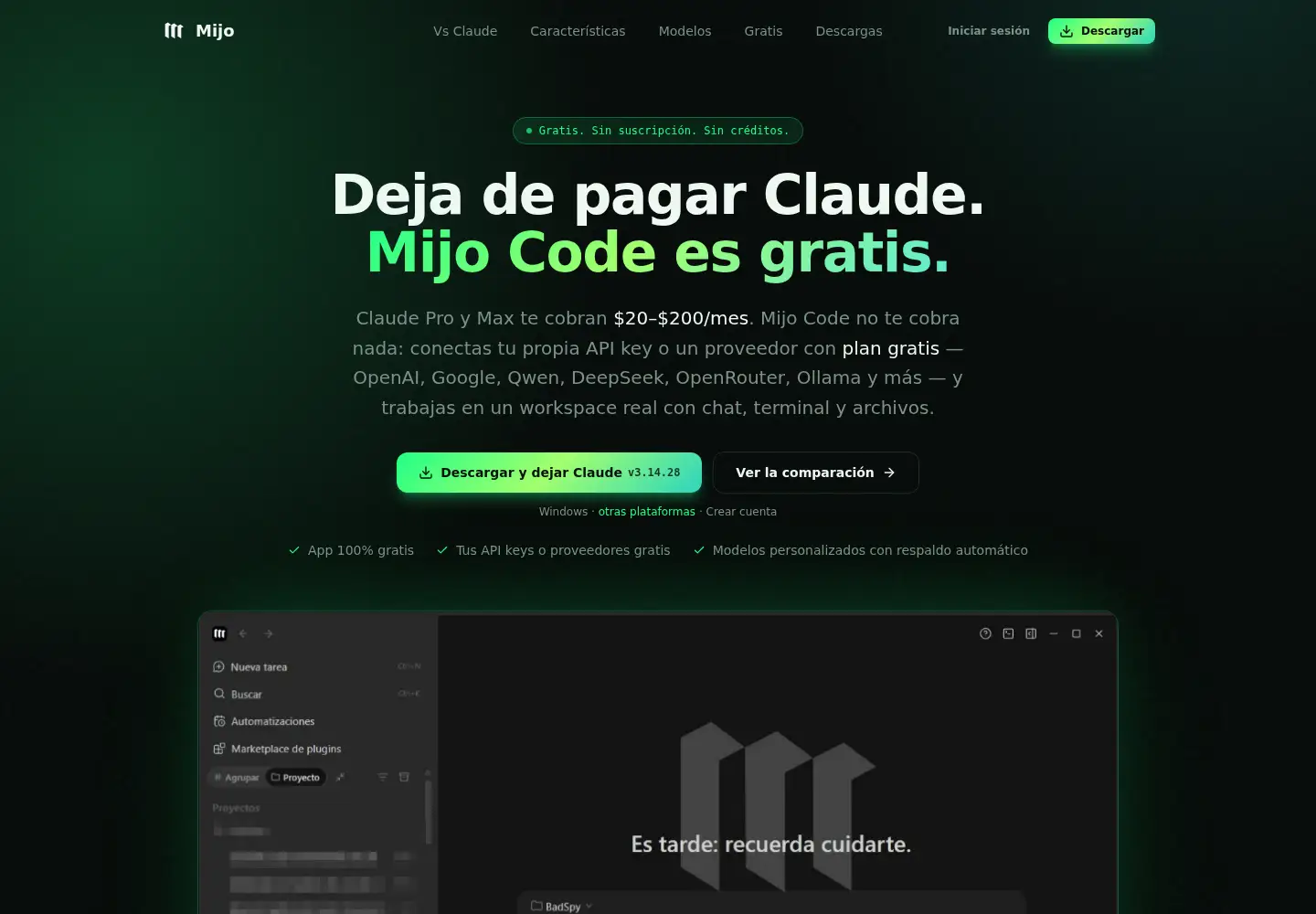 Screenshot of mijocode.com