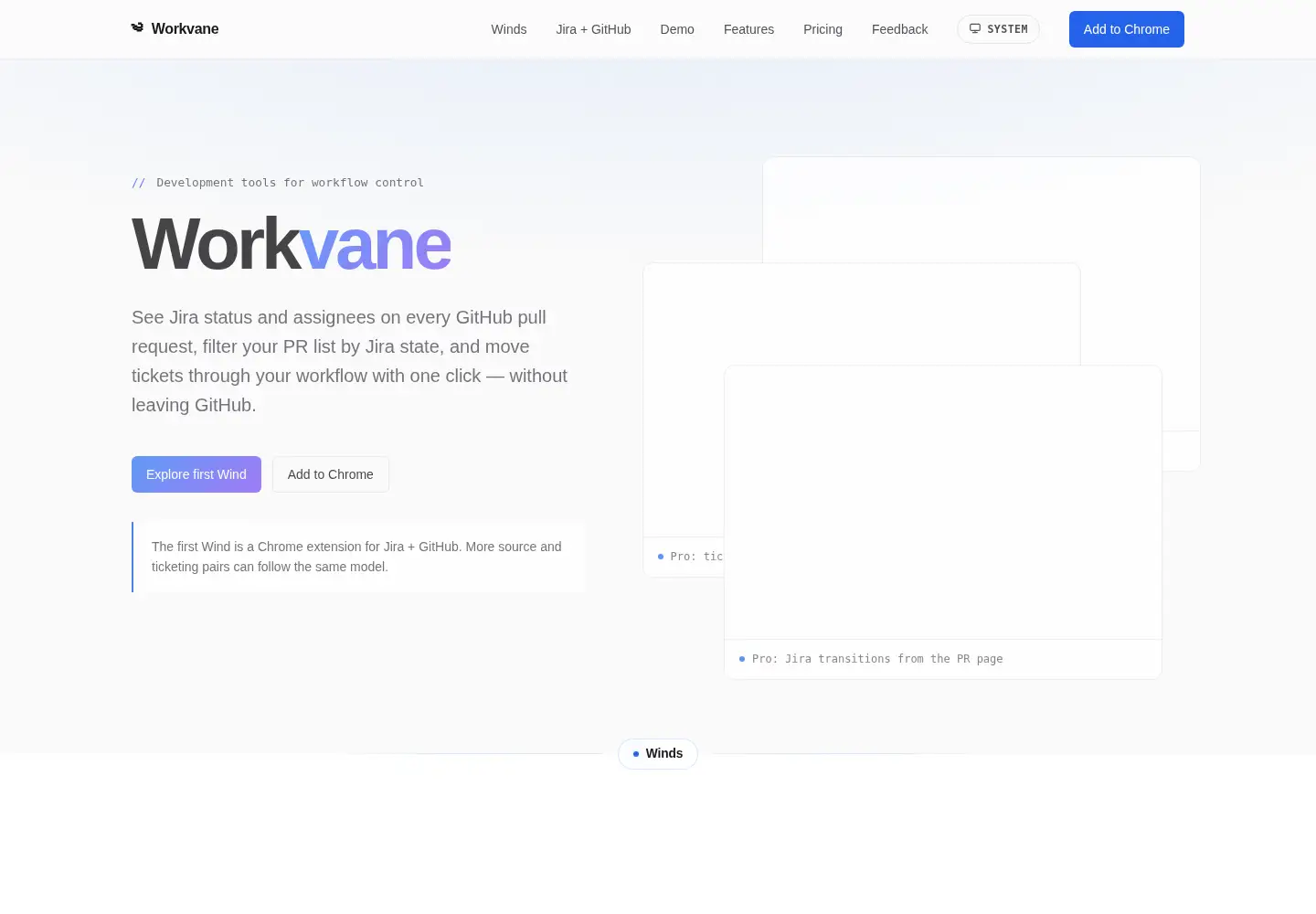 Screenshot of workvane.com