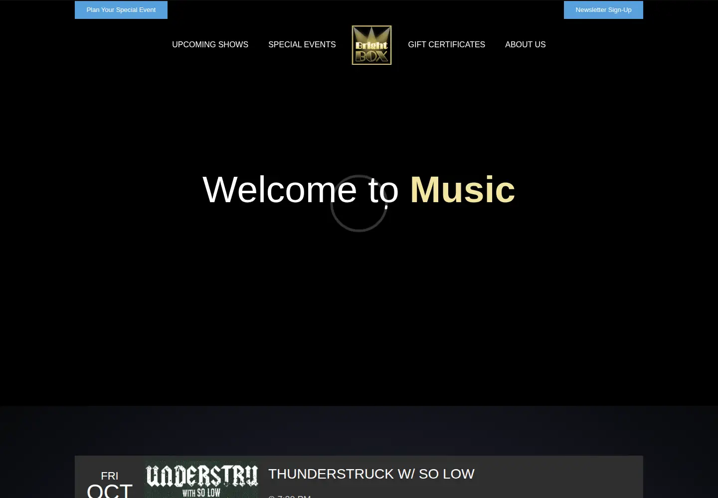Screenshot of brightboxwinchester.com