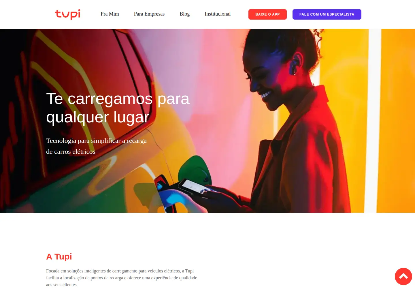 Screenshot of tupinambaenergia.com.br