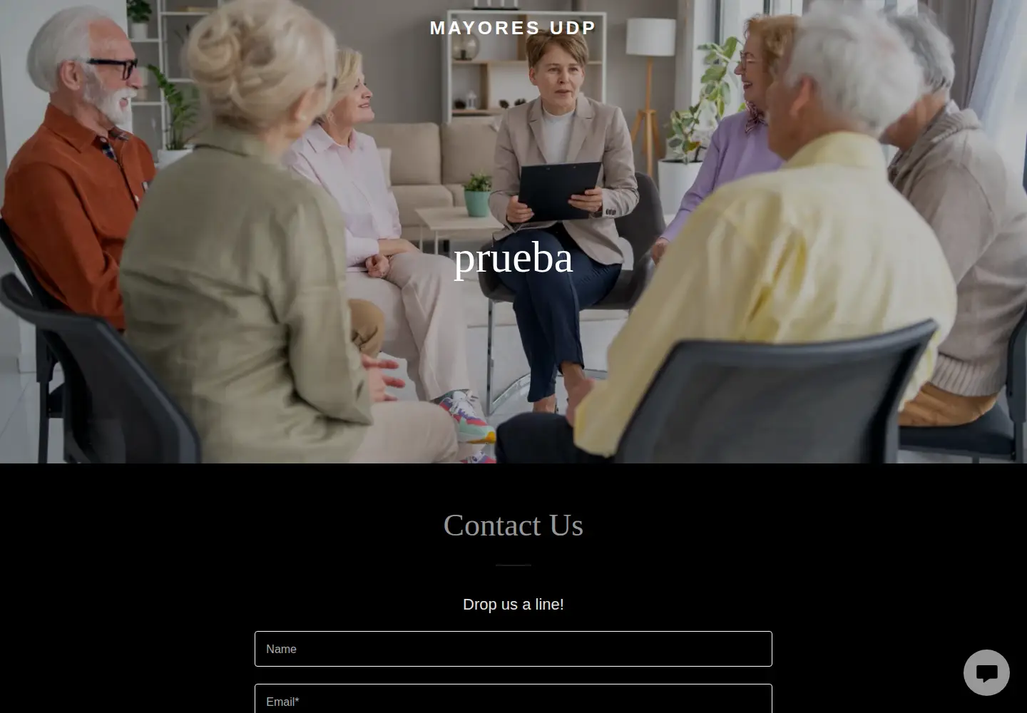 Screenshot of mayoresudp.org