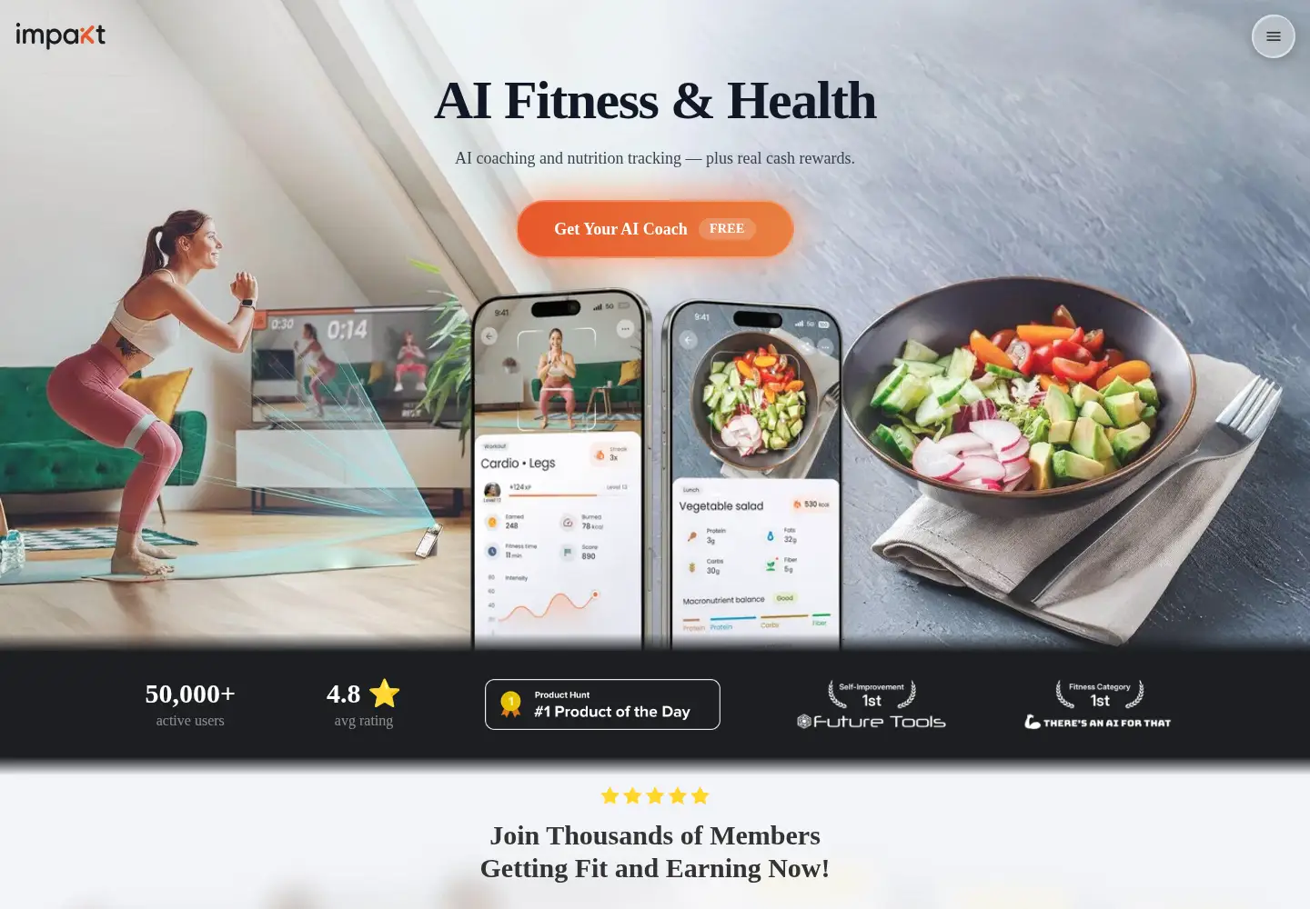 Screenshot of impakt.com