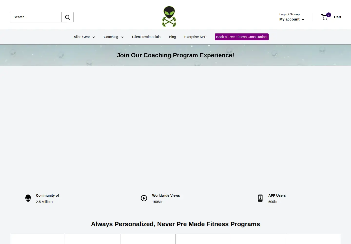 Screenshot of anabolicaliens.com