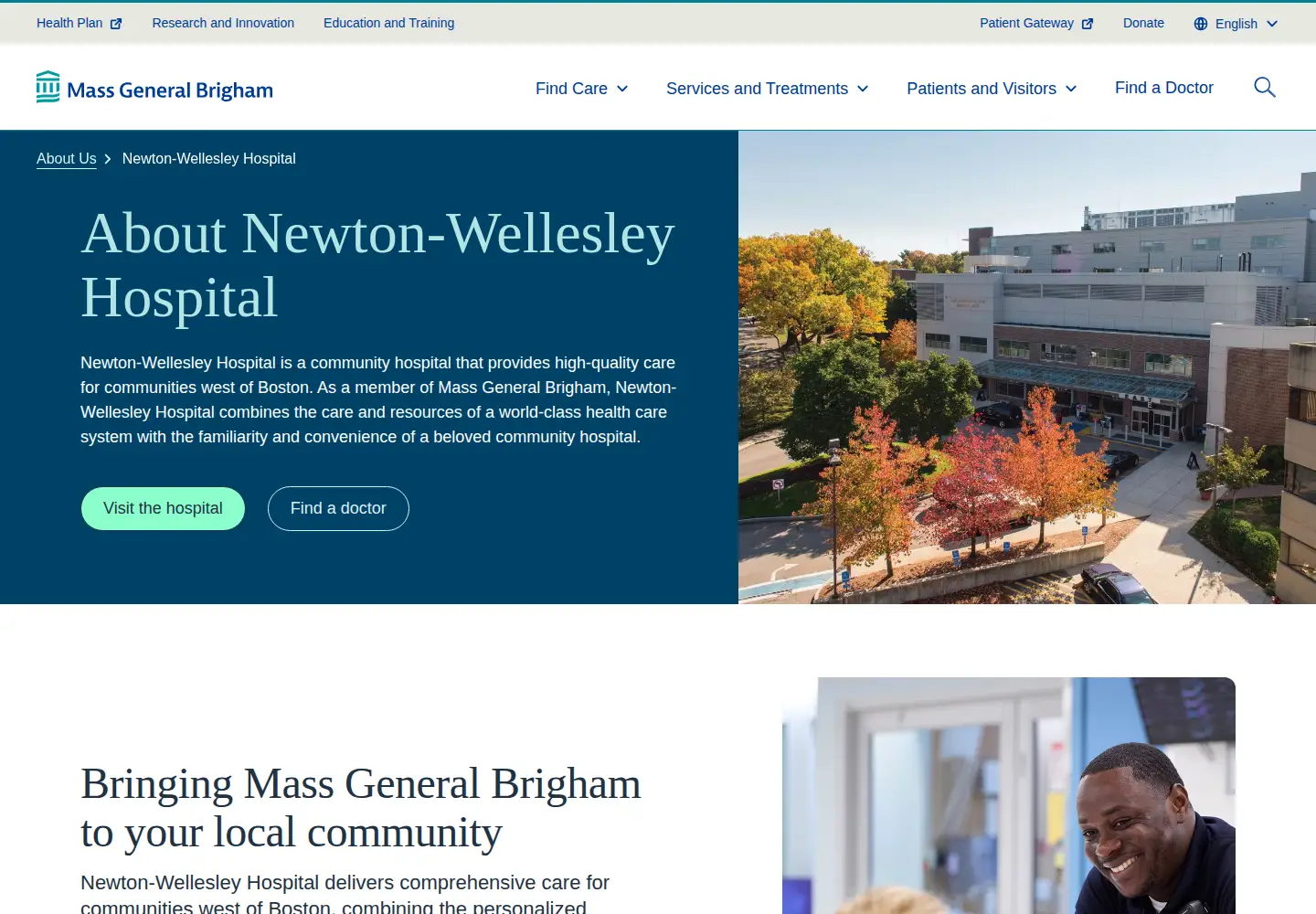 Screenshot of nwh.org