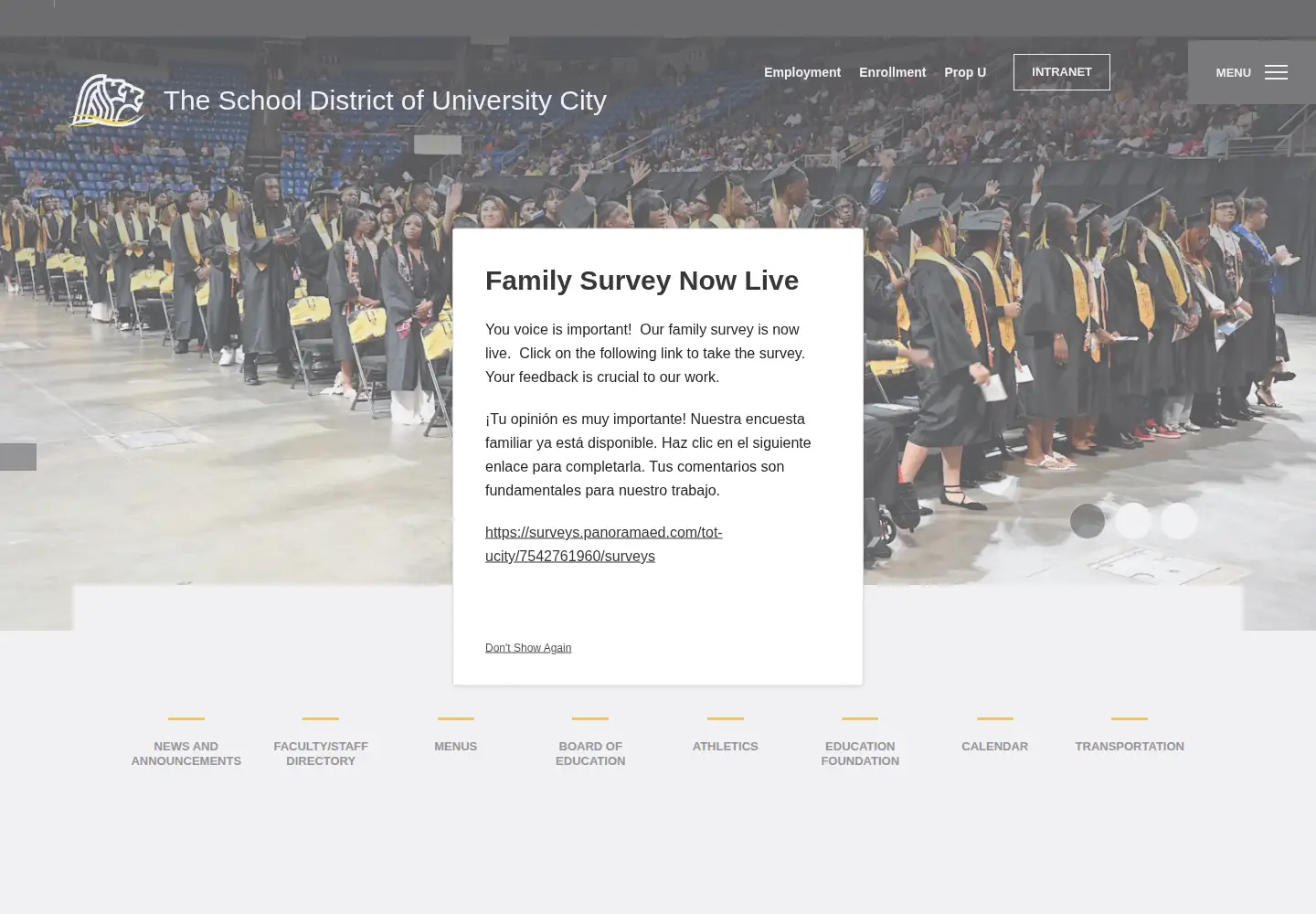 Screenshot of ucityschools.org