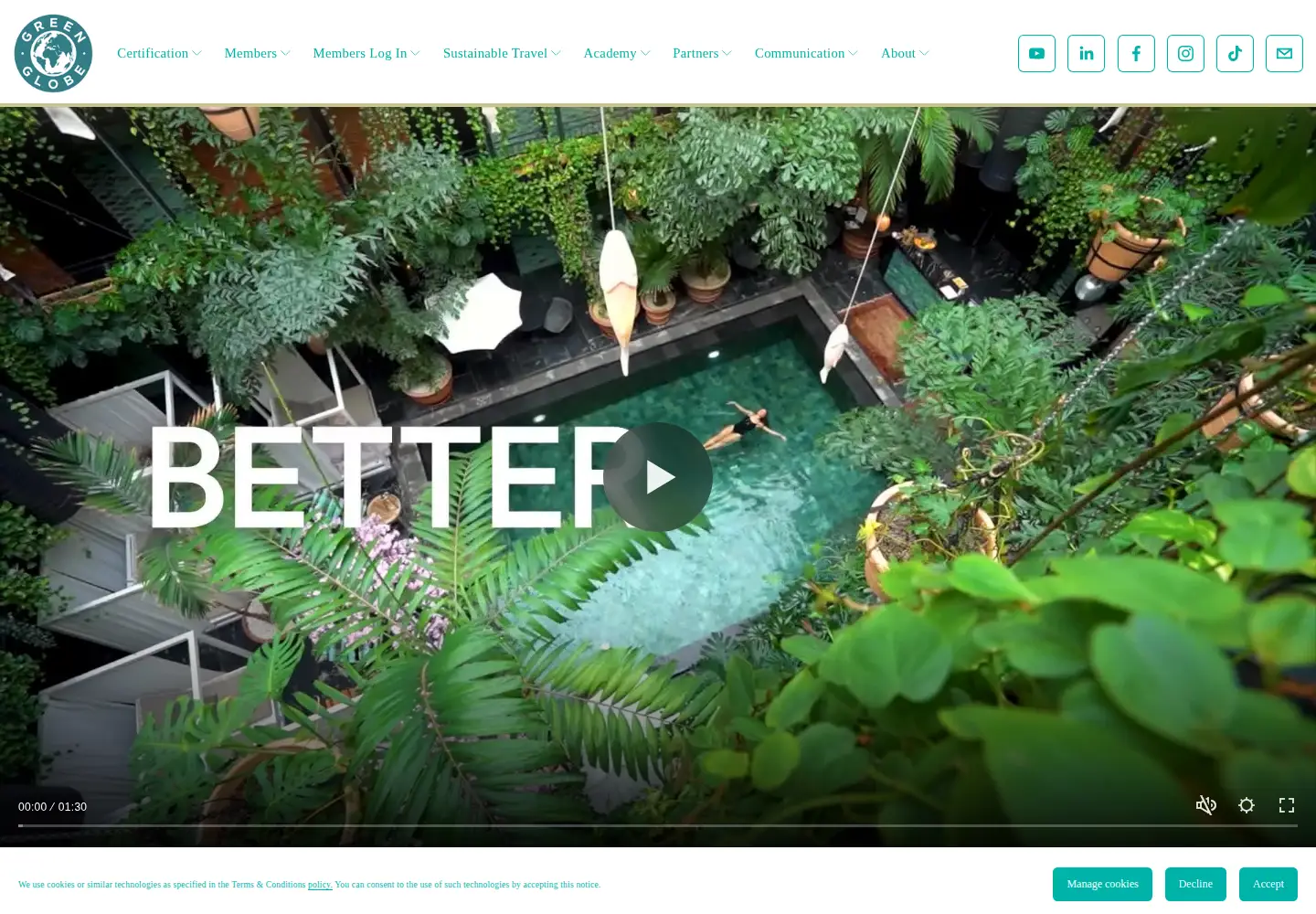 Screenshot of greenglobe.com