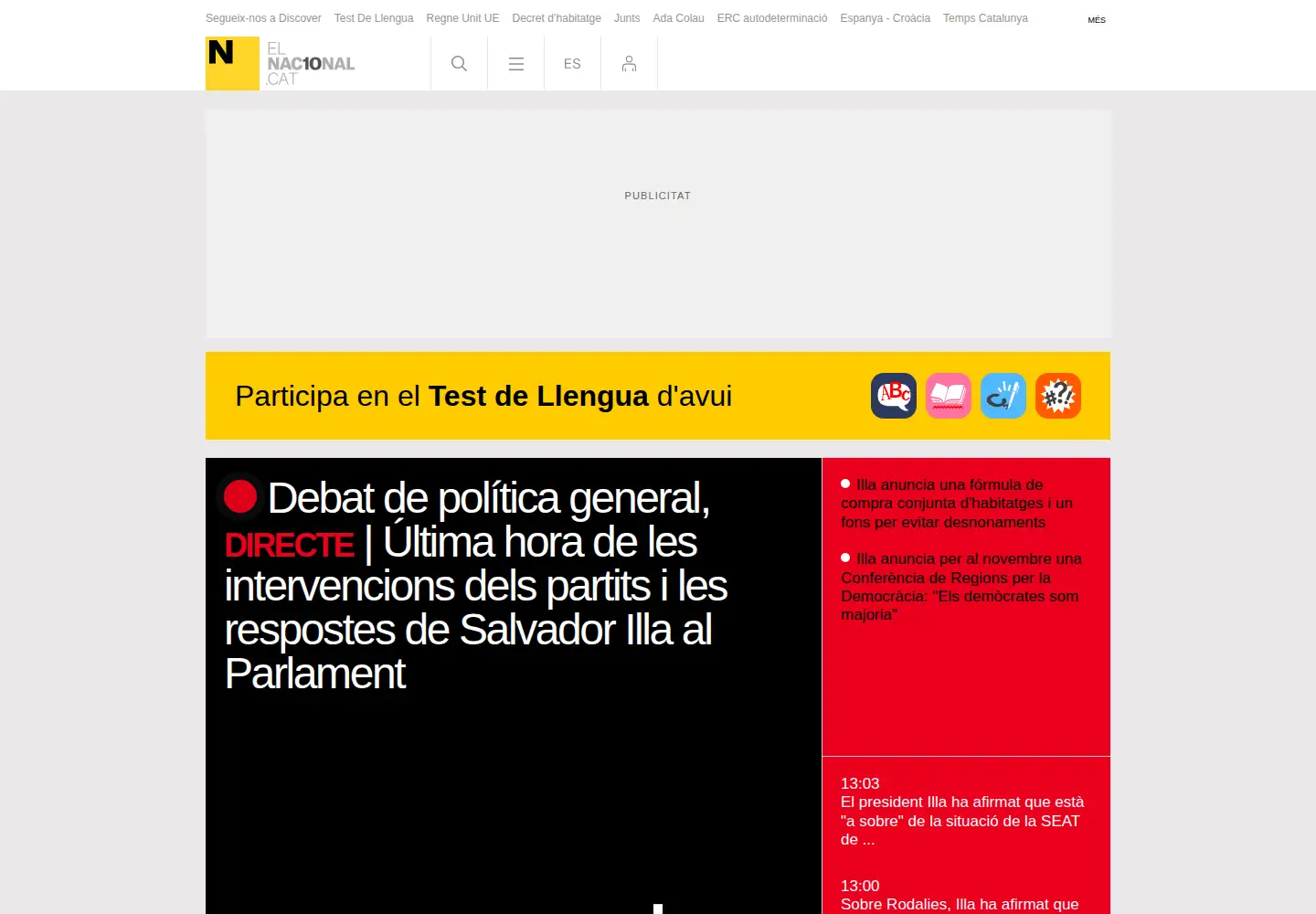 Screenshot of elnacional.cat