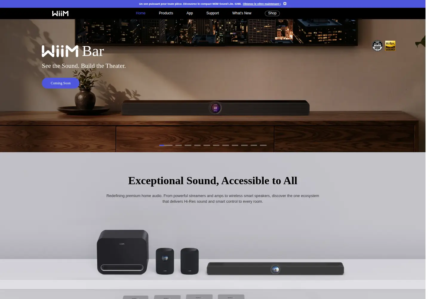 Captured homepage of wiimhome.com in the current scan