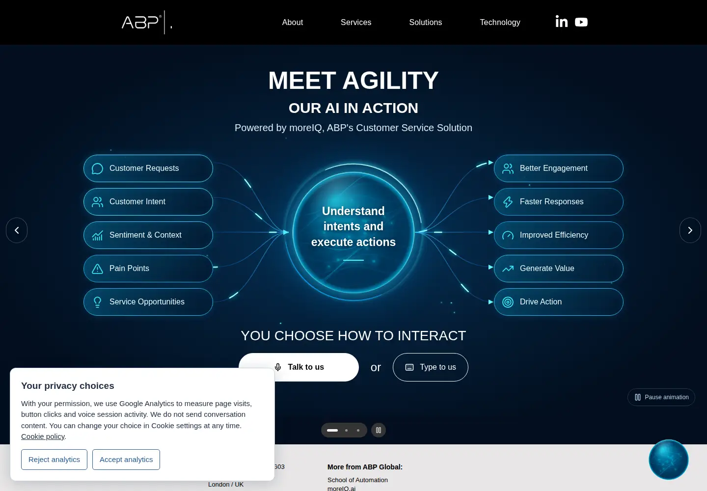 Screenshot of abpconsultancy.com
