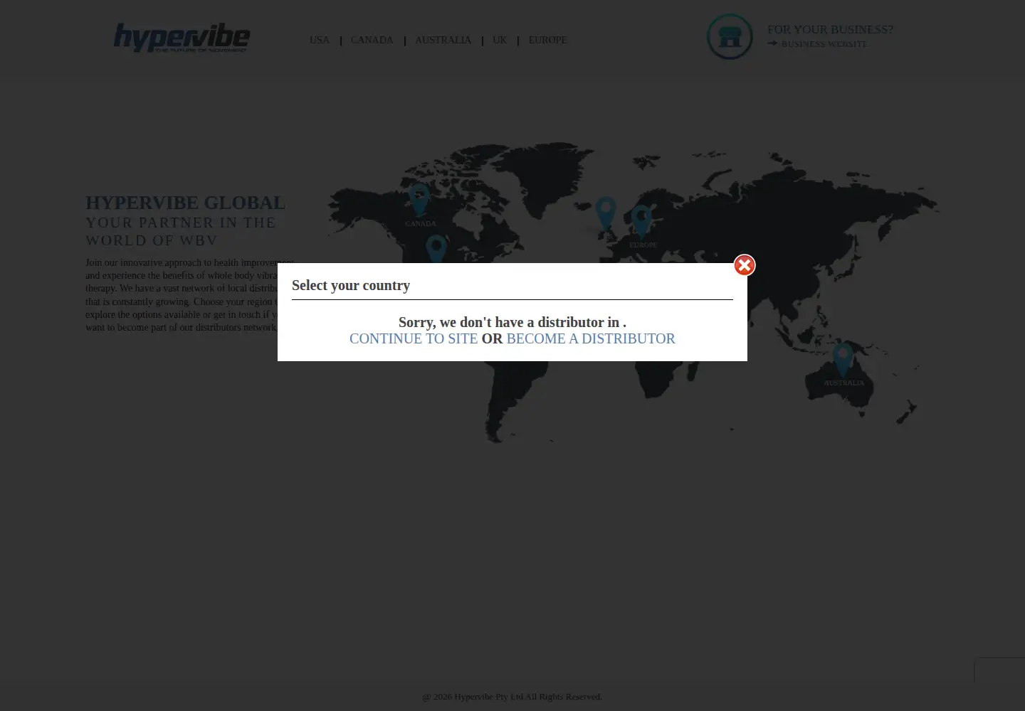 Captured homepage of hypervibe.com in the current scan