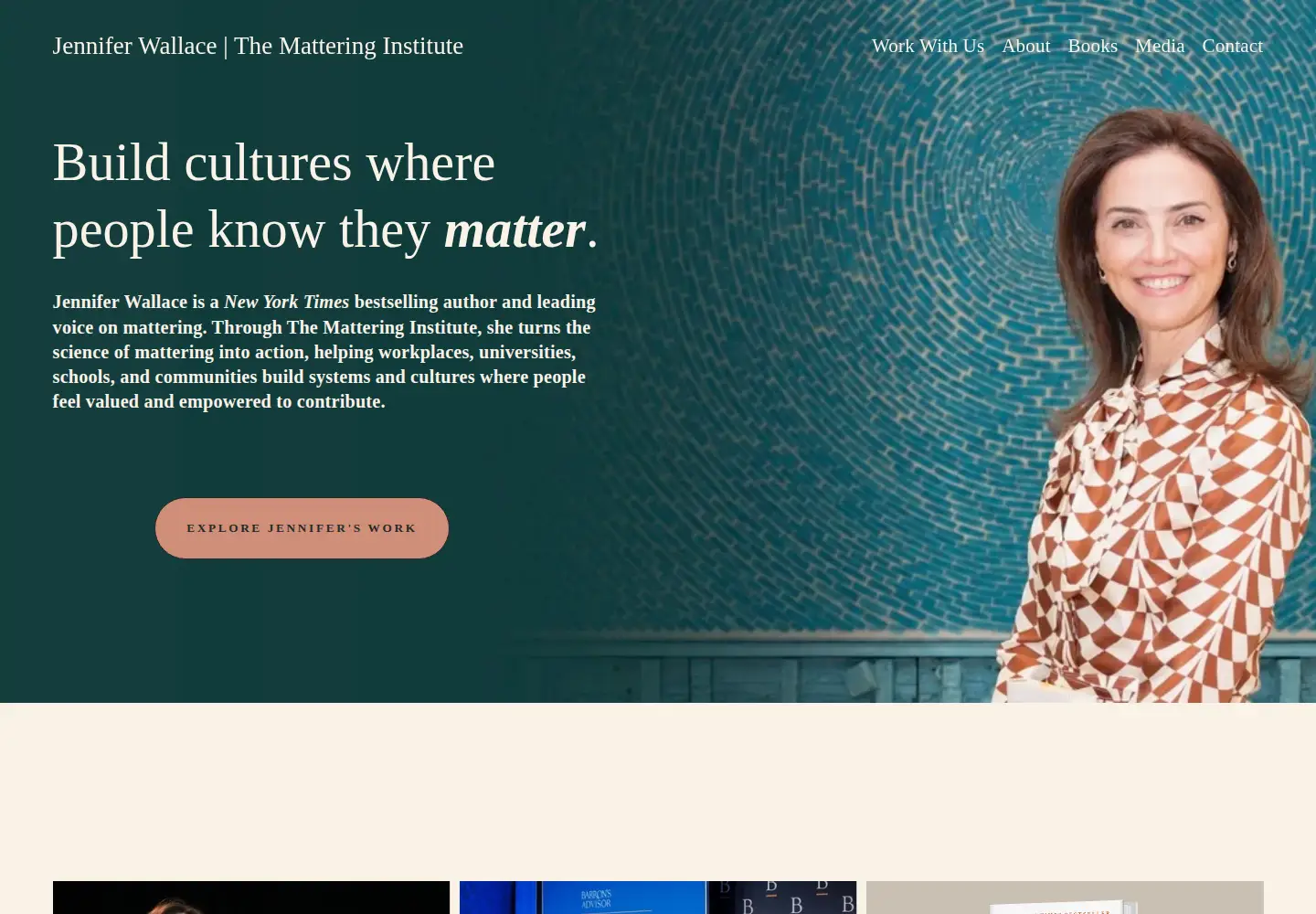 Screenshot of jenniferbwallace.com